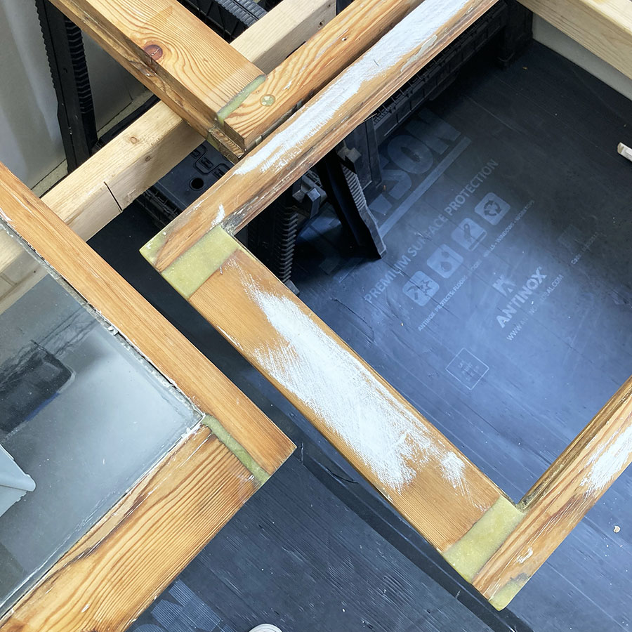 sash window frame restoration